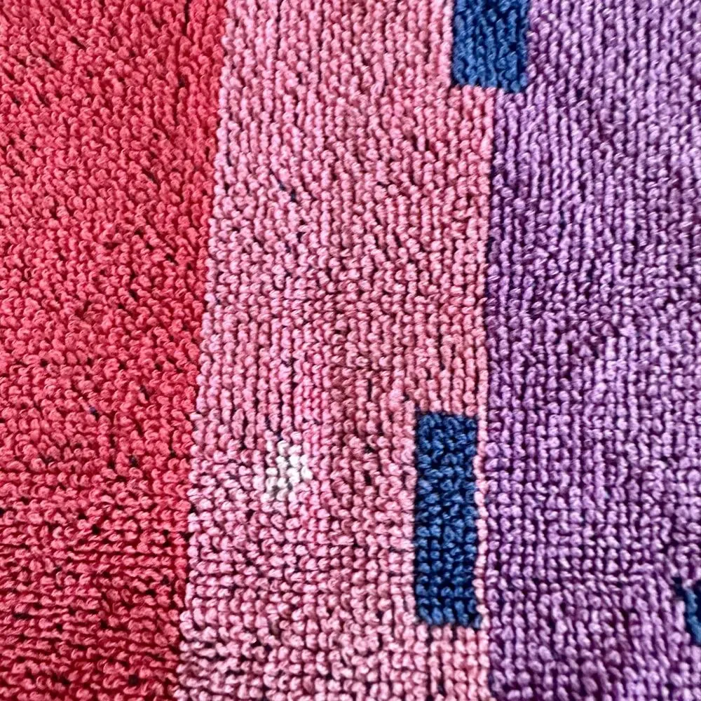 Walt Disney World VTG Rainbow Cinderella Castle Beach Towel 100% Cotton Belgium